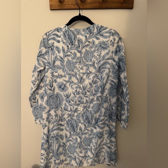 TUCKERNUCK // HYACINTH HOUSE Blue Chintz Clarice Bows Dress - Picture 10 of 11